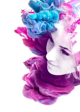 The Dreamer. A second abstract piece of a mix of a pho ...