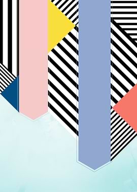 Colorful illustration Pantone's colors of the year 2016 ...