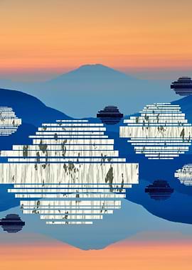 Abstract illustration made with photographs