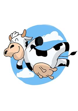 Just a flying cow.