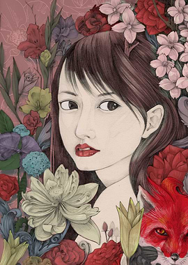 A jungle of flowers.