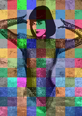 Katy Perry Patchwork Portrait.