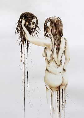 Salomè with the head of the Baptist.