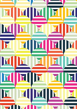 Colorful Circles IV by Amir