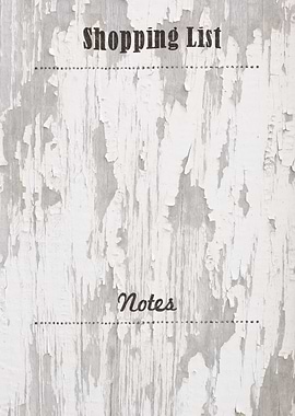 Shopping list. Not reusable.