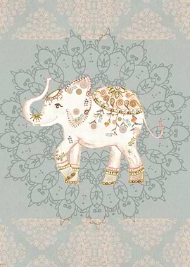 INDIAN SUMMER ELEPHANT by Monika Strigel