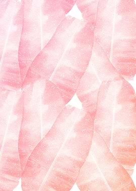 Banana Leaves Pink
