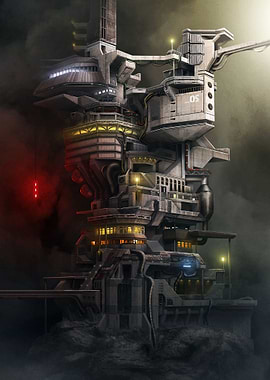 'Megastructure' - A long forgotten outpost on a isolate ...