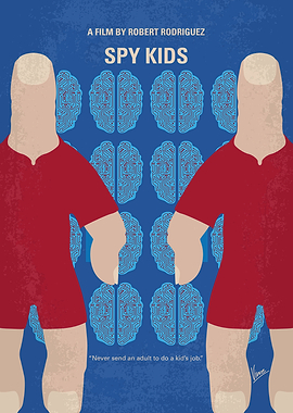 No681 My Spy Kids minimal movie poster The children of ...