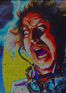 Dr. Frankenstein. A typographic portrait of Gene Wilde ...