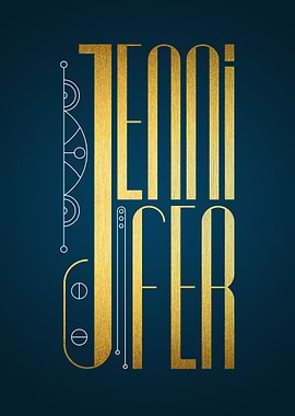 JENNIFER. 'My Name' Collection: Typography designed by ...