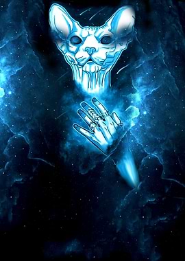 An artwork wich i have made for sphynx cat lovers .