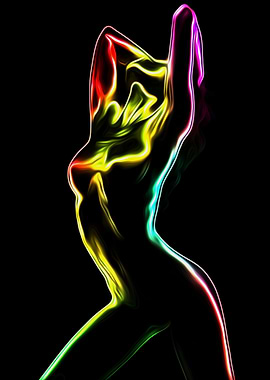 Sensual woman poster for sensual people.