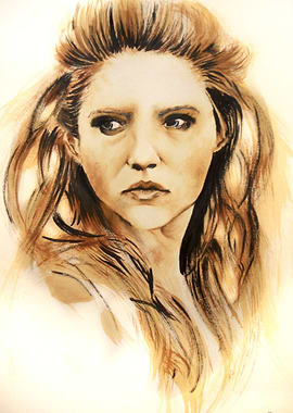 Lagertha with coffee