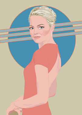 A portrait of Emma Stone form my portrait collection