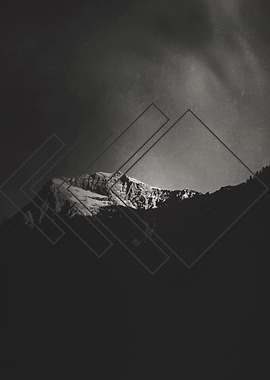 berg view of mountain in morning light