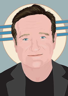 My Portrait of Robin Williams from my portrait collecti ...