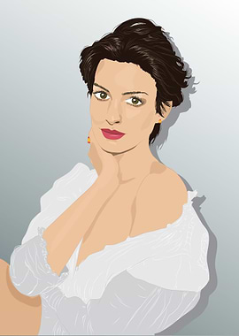 My Portrait of Anne Hathaway from my portrait collectio ...