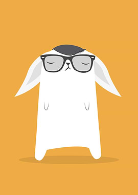 Hipster Bunny