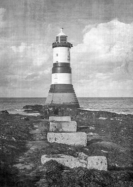 Penmon Lighthouse Mono 1
