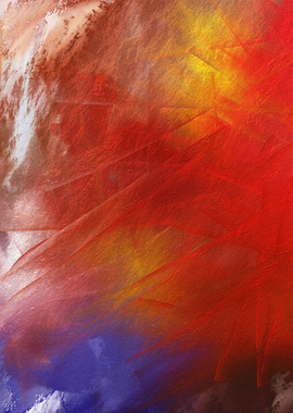 Abstract autumn painting