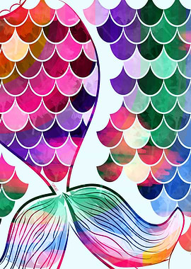 Colorful Mermaid