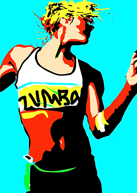 Zumba dancer