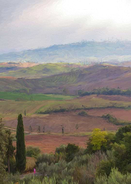 hilly landscape