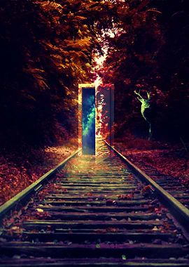 Open door to another world