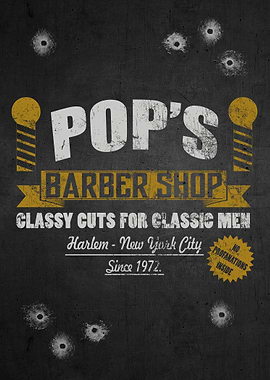 Pops barber shop. Classy cuts for classyc men. Forward, ...