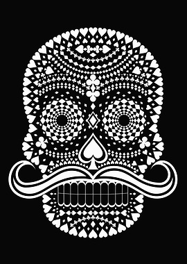 Black Skull whit White Suits