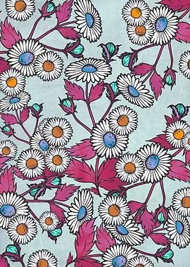 A pretty floral pattern design