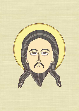 hipster jesus icon
