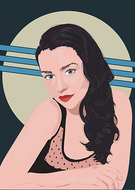 My portrait of Emilia Clarke from my portrait collectio ...