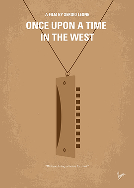 No059 My once upon a time in the west minimal movie pos ...