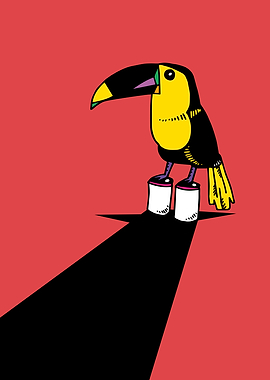 Toucan on Two Cans