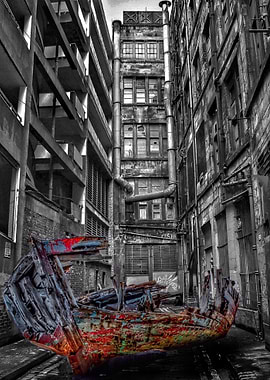 Glasgow, then & now. Shipbuilding was massive