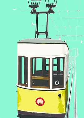 Bica, photography taken, Lisbon. A Pop art aproach to p ...