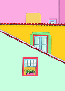 Alfama Windows, photography taken in Alfama, Lisbon.A P ...