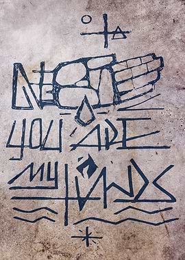 Hand drawn illustration or drawing of Jesus Christ at t ...