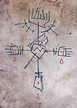 Hand drawn illustration or drawing of Jesus Christ Cros ...