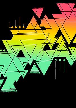 Abstract colorful art