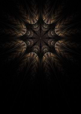 Crystal Star. Raw Fractal made with apophysis. 4000x560 ...