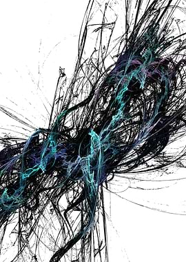 Swirling Paint Splatter