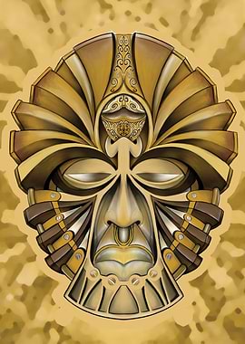 AFRO-DECO is a unique line of mask illustrations. Each ...