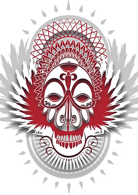 AFRO-DECO is a unique line of mask illustrations. Each ...