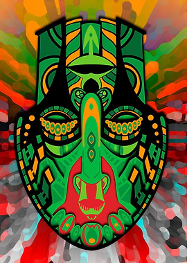 AFRO-DECO is a unique line of mask illustrations. Each ...