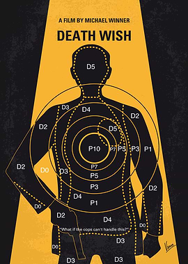 No740 My Death Wish minimal movie poster A New York Ci ...