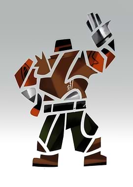 Abstract Barret tribal style