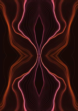 FLAME PINK LINE VIBES-Ed.© 2017 by Pia Schneider, ateli ...